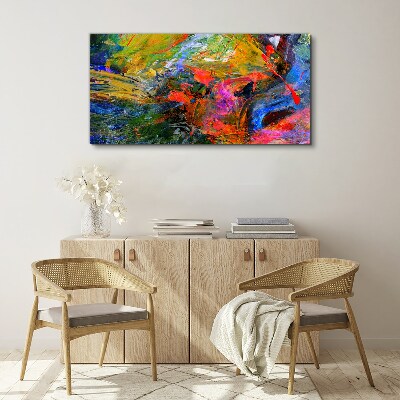 Tableau imprimé sur toile Le chaos coloré de la nature
