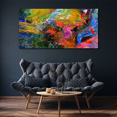 Tableau imprimé sur toile Le chaos coloré de la nature