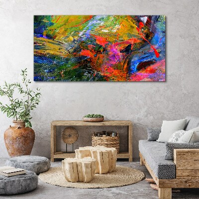 Tableau imprimé sur toile Le chaos coloré de la nature