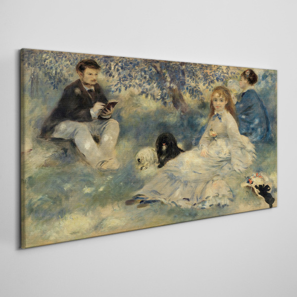 Tableau toile imprimée Pique-nique d'été au parc