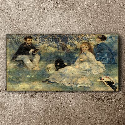 Tableau toile imprimée Pique-nique d'été au parc