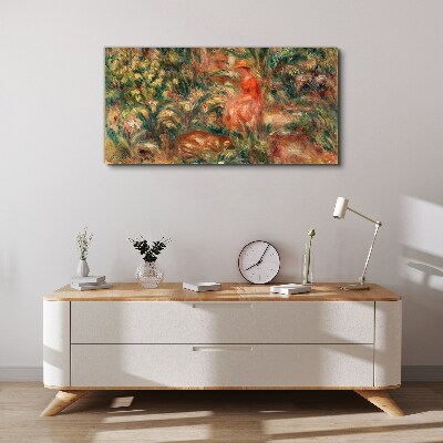 Tableau imprimé sur toile Un après-midi d'été dans le jardin