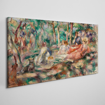 Tableau imprimé sur toile Un après-midi d'été dans le parc