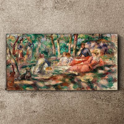 Tableau imprimé sur toile Un après-midi d'été dans le parc