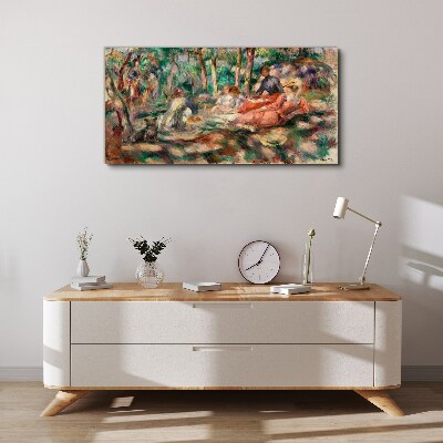 Tableau imprimé sur toile Un après-midi d'été dans le parc