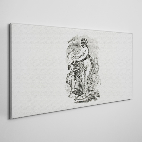 Tableau sur toile Une figure en mouvement