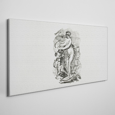 Tableau sur toile Une figure en mouvement