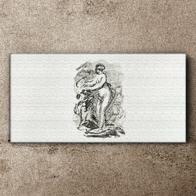 Tableau sur toile Une figure en mouvement
