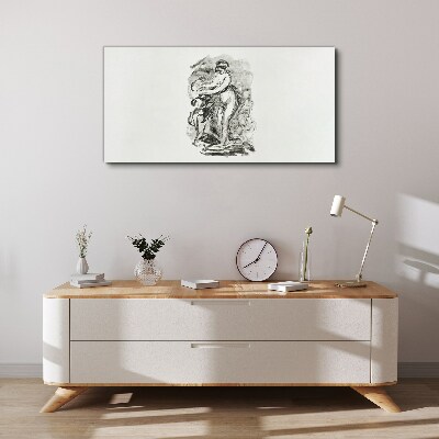 Tableau sur toile Une figure en mouvement