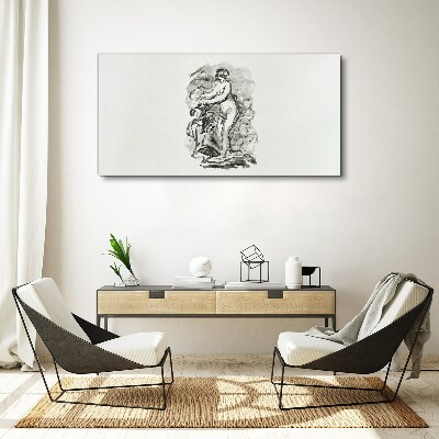 Tableau sur toile Une figure en mouvement