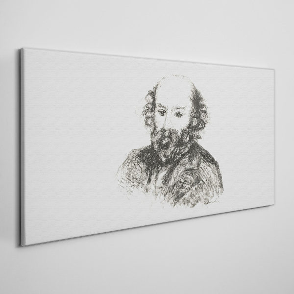 Tableau toile imprimée Portrait d'un homme dans un style classique