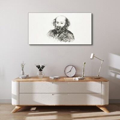 Tableau toile imprimée Portrait d'un homme dans un style classique