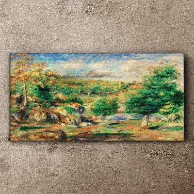 Tableau toile imprimée Paysage d'été