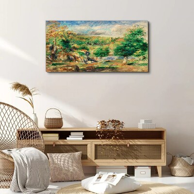 Tableau toile imprimée Paysage d'été