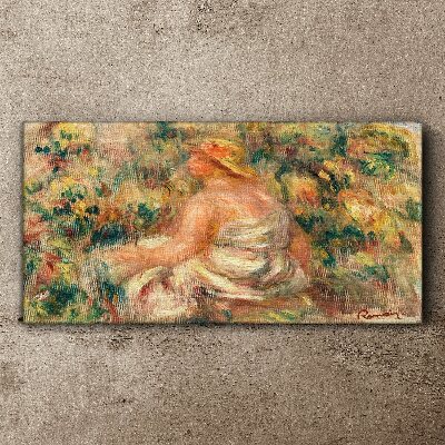 Tableau imprimé sur toile Un moment d'été dans le jardin