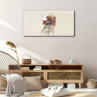 Tableau toile imprimée Musique en silence