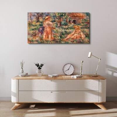 Tableau toile imprimée Un après-midi d'été dans le jardin