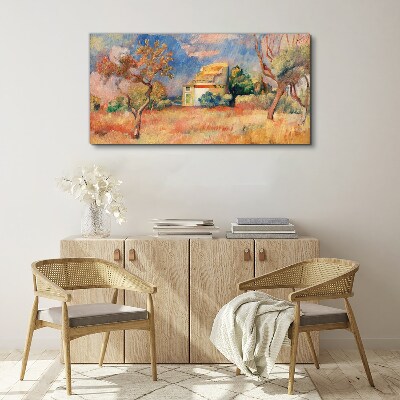 Tableau toile imprimée Paysages d'été aux couleurs pastel