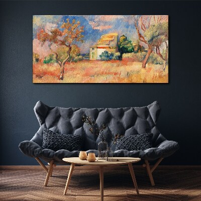 Tableau toile imprimée Paysages d'été aux couleurs pastel