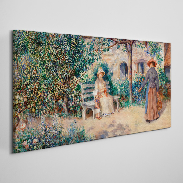 Tableau sur toile Un après-midi d'été dans le jardin