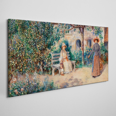 Tableau sur toile Un après-midi d'été dans le jardin