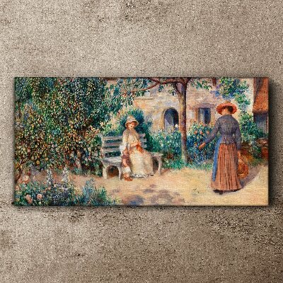 Tableau sur toile Un après-midi d'été dans le jardin
