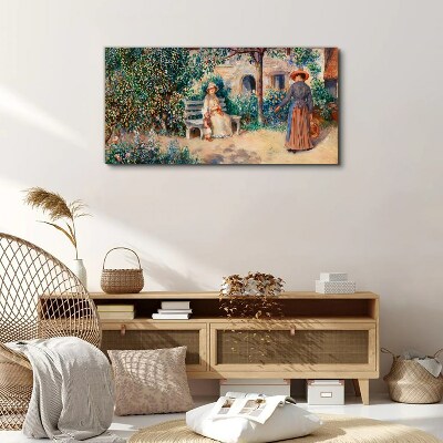 Tableau sur toile Un après-midi d'été dans le jardin