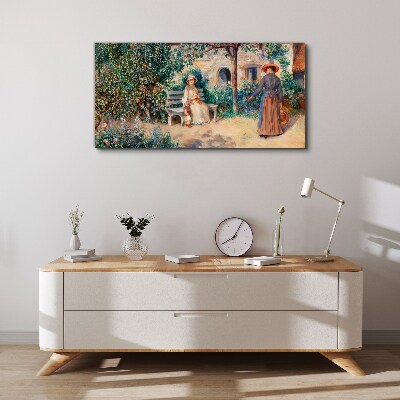 Tableau sur toile Un après-midi d'été dans le jardin