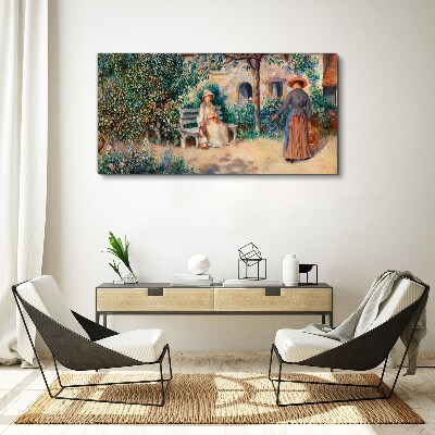 Tableau sur toile Un après-midi d'été dans le jardin