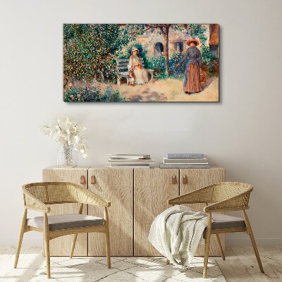 Tableau sur toile Un après-midi d'été dans le jardin
