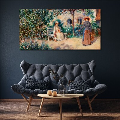 Tableau sur toile Un après-midi d'été dans le jardin