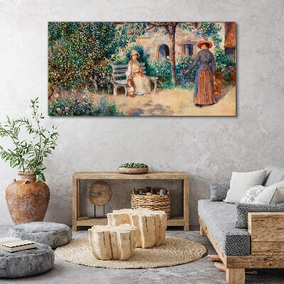 Tableau sur toile Un après-midi d'été dans le jardin