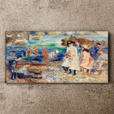 Tableau imprimé sur toile Un après-midi d'été au bord de la mer