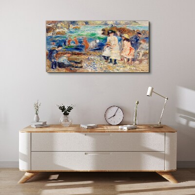 Tableau imprimé sur toile Un après-midi d'été au bord de la mer