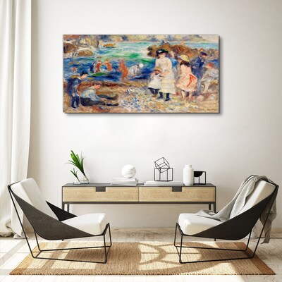 Tableau imprimé sur toile Un après-midi d'été au bord de la mer