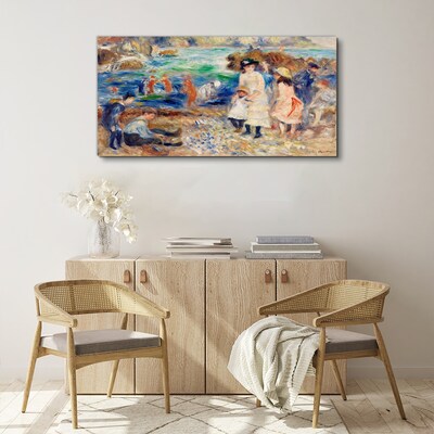 Tableau imprimé sur toile Un après-midi d'été au bord de la mer