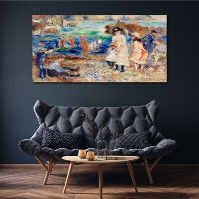 Tableau imprimé sur toile Un après-midi d'été au bord de la mer