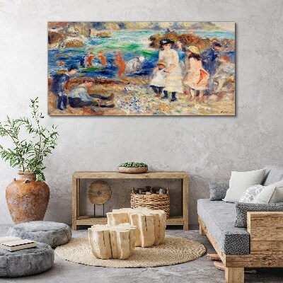Tableau imprimé sur toile Un après-midi d'été au bord de la mer