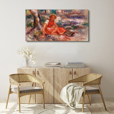 Tableau imprimé sur toile Moment d'été dans le parc