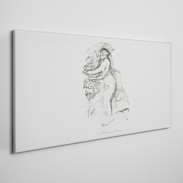 Tableau imprimé sur toile Une figure en mouvement