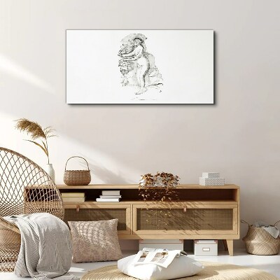 Tableau imprimé sur toile Une figure en mouvement