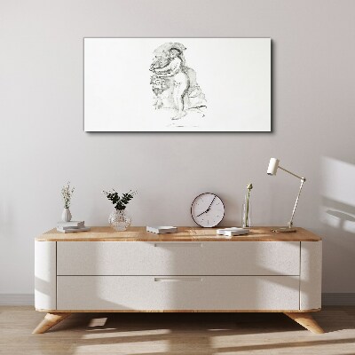 Tableau imprimé sur toile Une figure en mouvement