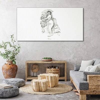 Tableau imprimé sur toile Une figure en mouvement