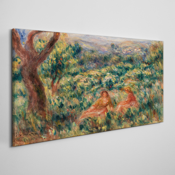 Tableau toile imprimée Un après-midi d'été dans le jardin