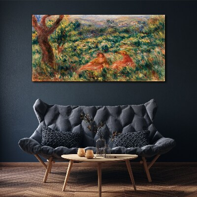 Tableau toile imprimée Un après-midi d'été dans le jardin