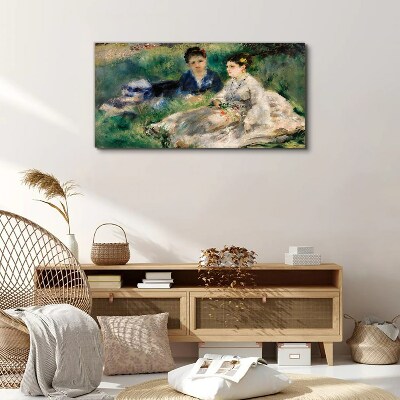 Tableau imprimé sur toile Une promenade dans la verdure