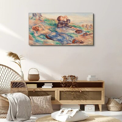 Tableau sur toile Rêves d'enfance dans la prairie