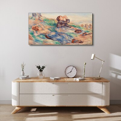 Tableau sur toile Rêves d'enfance dans la prairie