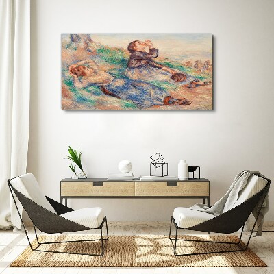 Tableau sur toile Rêves d'enfance dans la prairie
