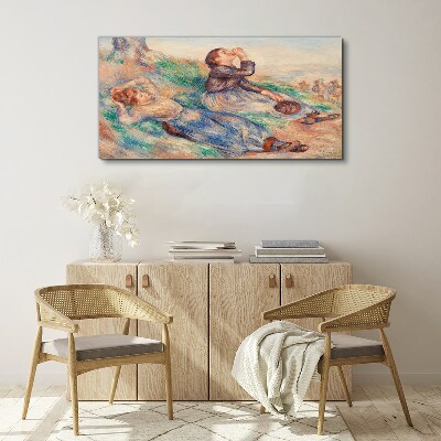Tableau sur toile Rêves d'enfance dans la prairie